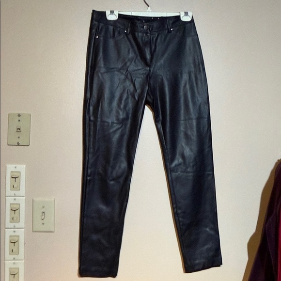 J. McLaughlin Pants - J. McLaughlin Black pleather  Pants